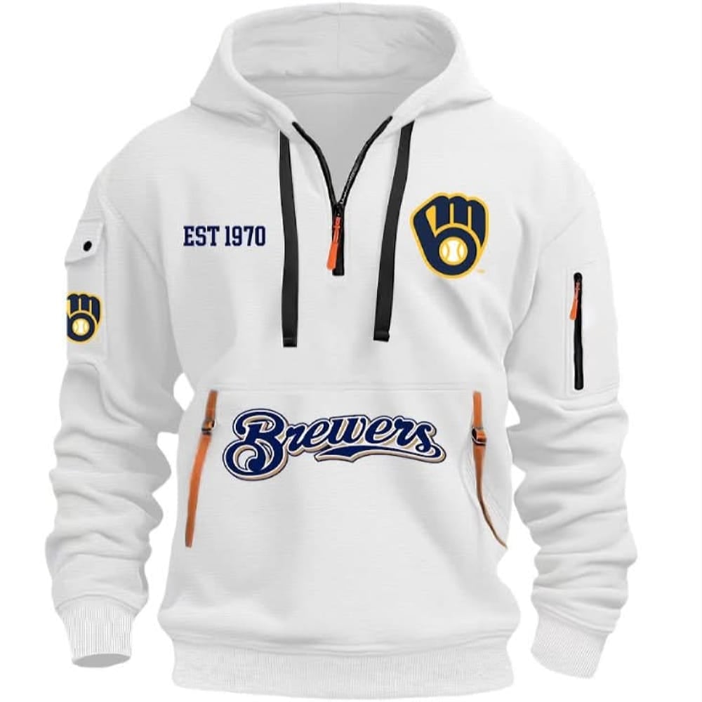 Personalized Brewers Est 1970 Hoodie Half Zipper Personalized Brewers Est 1970 Hoodie Half Zipper