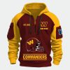 Personalized Commanders Est 1932 Quarter Zip Hoodie