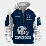 Personalized Cowboys Est 1960 Quarter Zip Hoodie
