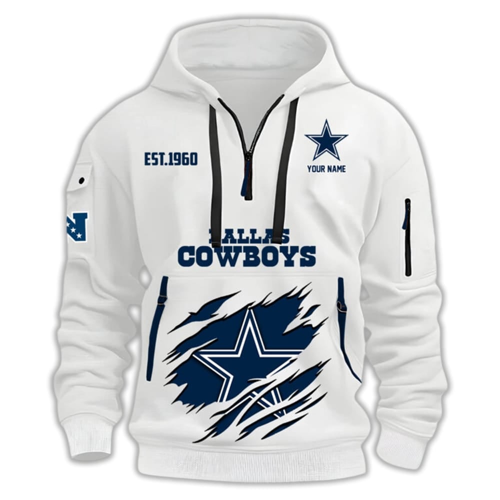 Personalized Cowboys Est 1960 Quarter Zip Personalized Cowboys Est 1960 Quarter Zip