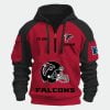 Personalized Falcons Est 1965 Quarter Zip Hoodie