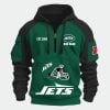 Personalized Jets Est 1959 Quarter Zip Hoodie