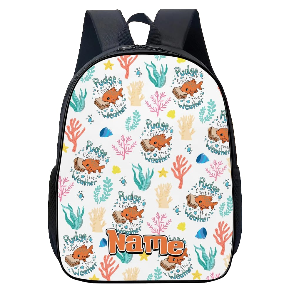 Personalized Pudge The Fish Backpack Personalized Pudge The Fish Backpack