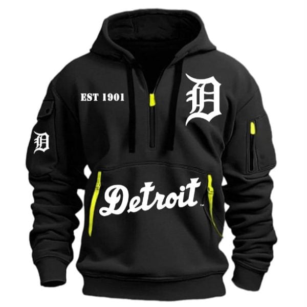 Personalized Tigers Est 1901 Hoodie Half Zipper
