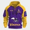 Personalized Vikings Est 1960 Quarter Zip Hoodie