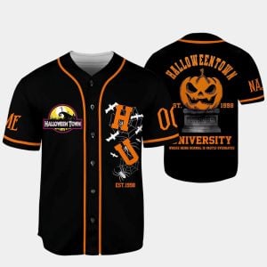 Halloween Town University Custom Baseball Jersey
