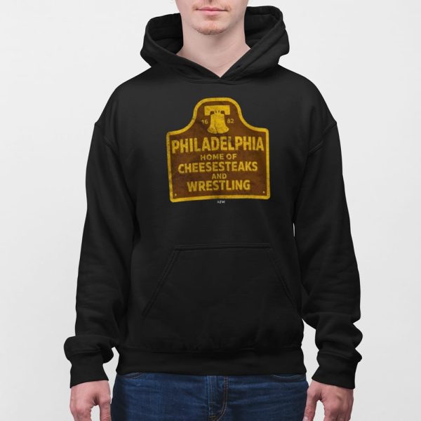 Philadelphia Cheesesteaks And Wrestling Shirt