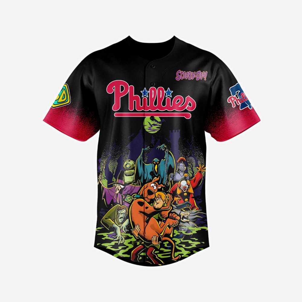 Phillies ScooBy-Doo Night Halloween Jersey 2025 Phillies ScooBy-Doo Night Halloween Jersey 2025