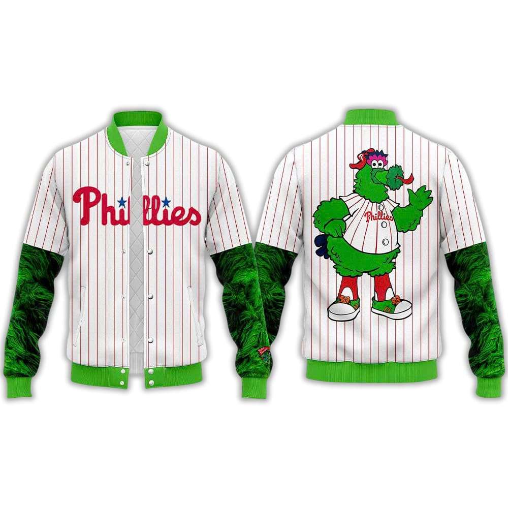 Phillies x Phanatic Baseball Jacket 2025 Phillies x Phanatic Baseball Jacket 2025