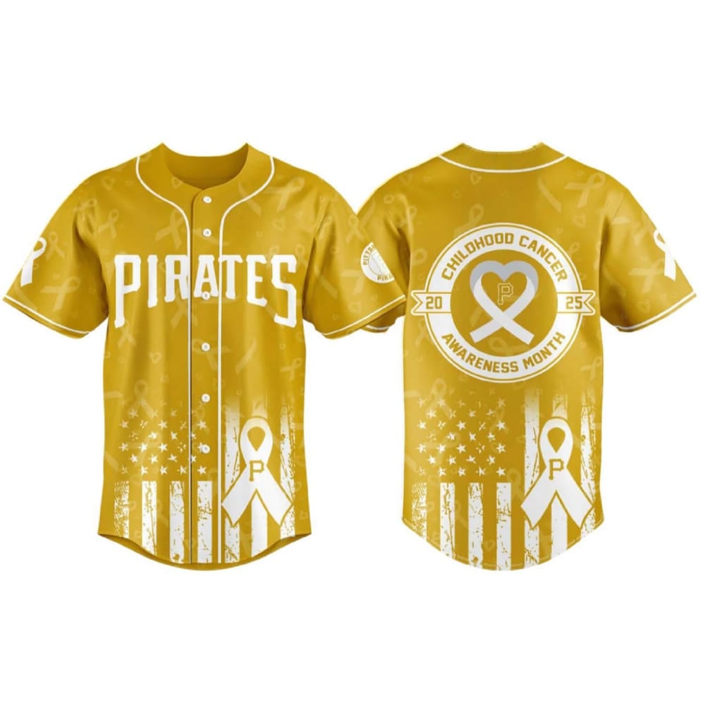Pirates Childhood Cancer Awareness Month 2025 Jersey Pirates Childhood Cancer Awareness Month 2025 Jersey