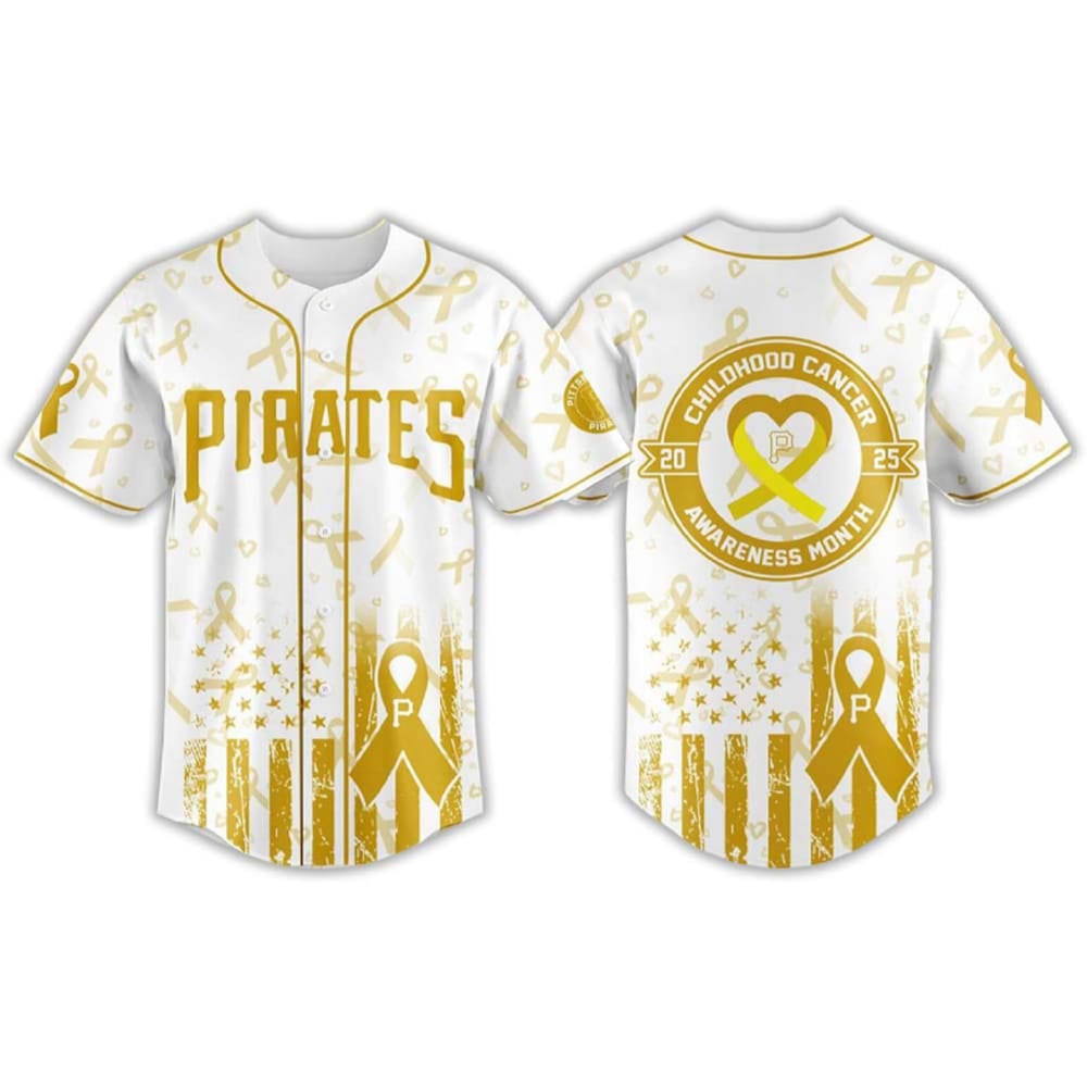 Pirates Childhood Cancer Awareness Month 2025 Jersey Pirates Childhood Cancer Awareness Month 2025 Jersey