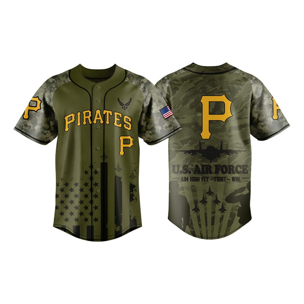 Pirates US Air Force 75th Anniversary Baseball Jersey 2025 Pirates US Air Force 75th Anniversary Baseball Jersey 2025