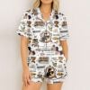 Pride & Prejudice Satin Pajamas Short Set