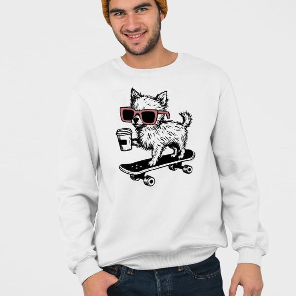 Funny Chihuahua Coffee T-shirt