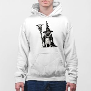 Wizard Pug Funny T shirt 5