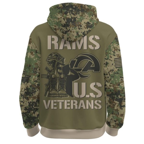 Rams Veteran Day Hoodie 2025