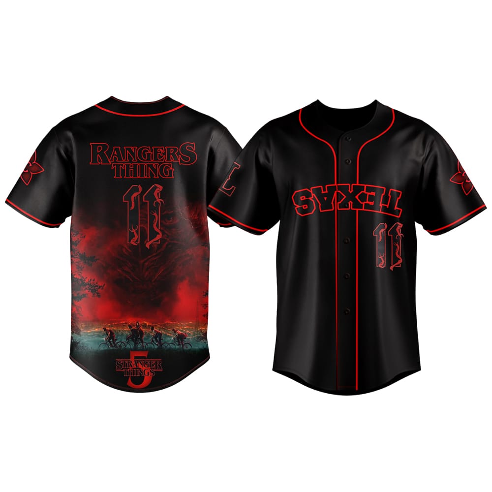 Rangers Stranger Things Jersey 2025 Rangers Stranger Things Jersey 2025