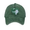 Retro Texas Strong Green Bow Baseball Cap