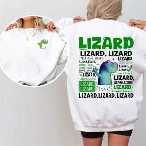 Lizard Lizard Lizard Meme 2 Sides T Shirt1