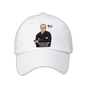 Frank Caprio I Don't Wear A Badge Under My Robe I Wear A Heart Print Baseball Cap2