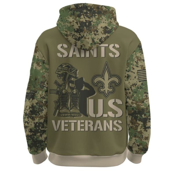 Saints Veteran Day Hoodie 2025