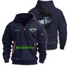 Seahawks Est 1974 Quarter Zip Hoodie
