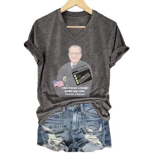 Frank Caprio I Don't Wear A Badge Under My Robe I Wear A Heart Today's Docket Humanity Dismissed Shirt2