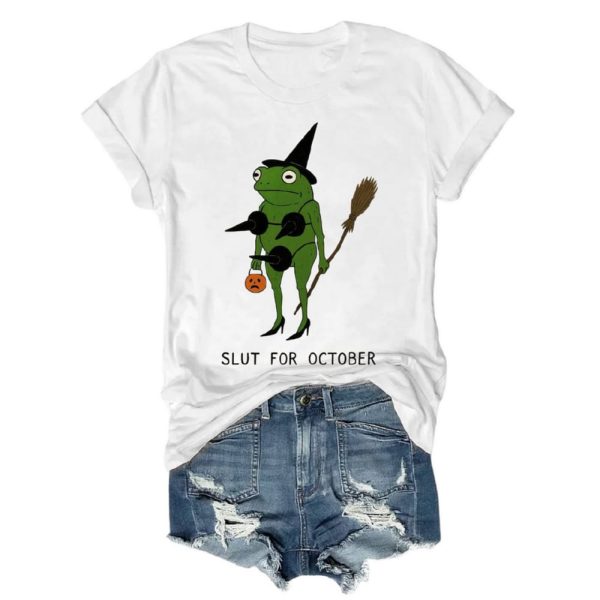 Slut For October Tee