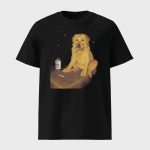 Smoking Dog Meme T-shirt