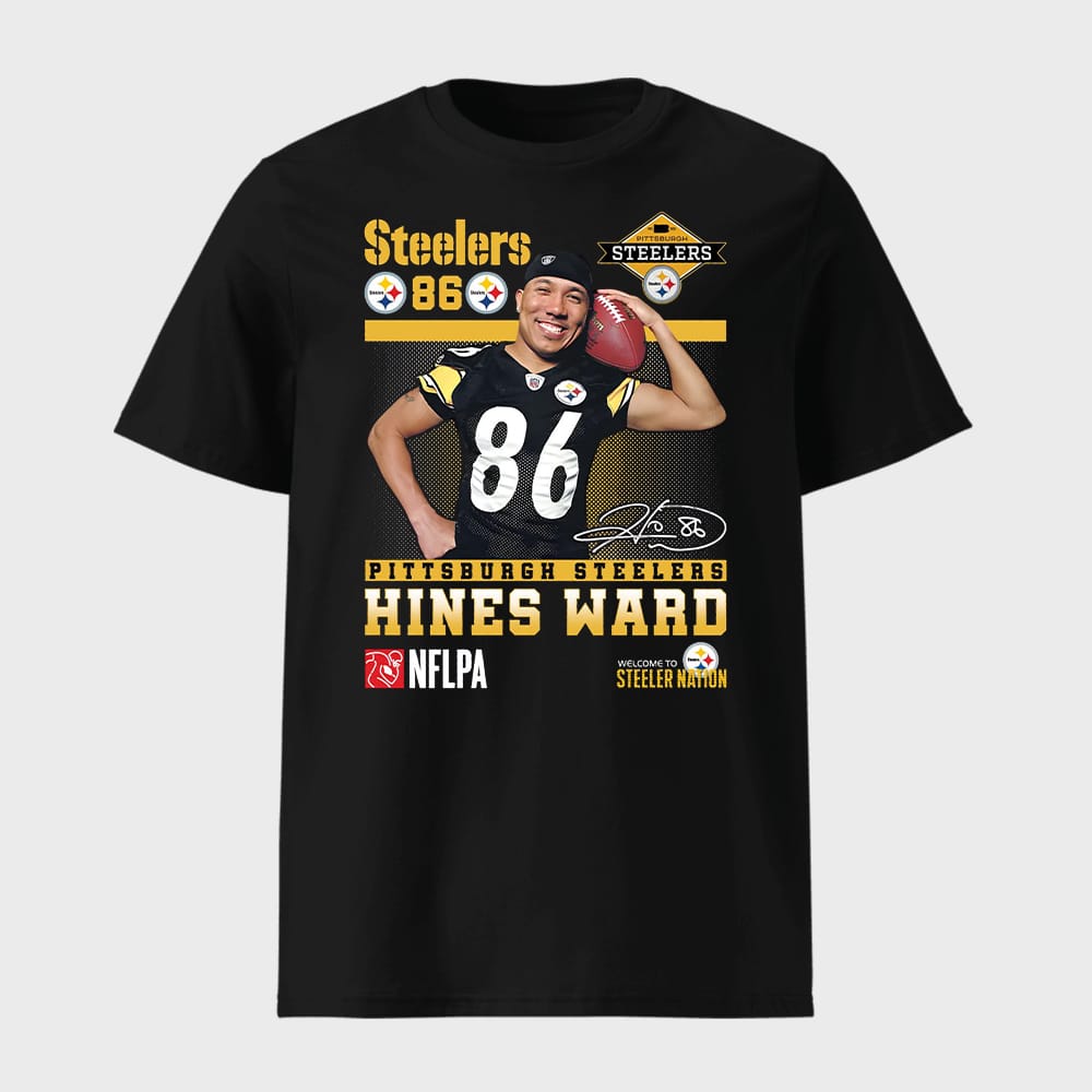 Steelers 86 Hines Ward Signature Shirt 1 Steelers 86 Hines Ward Signature Shirt
