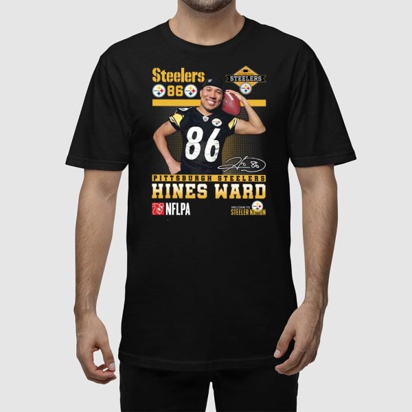 Steelers 86 Hines Ward Signature Shirt