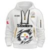 Steelers Est 1933 Custom Name Quarter Zip Hoodie