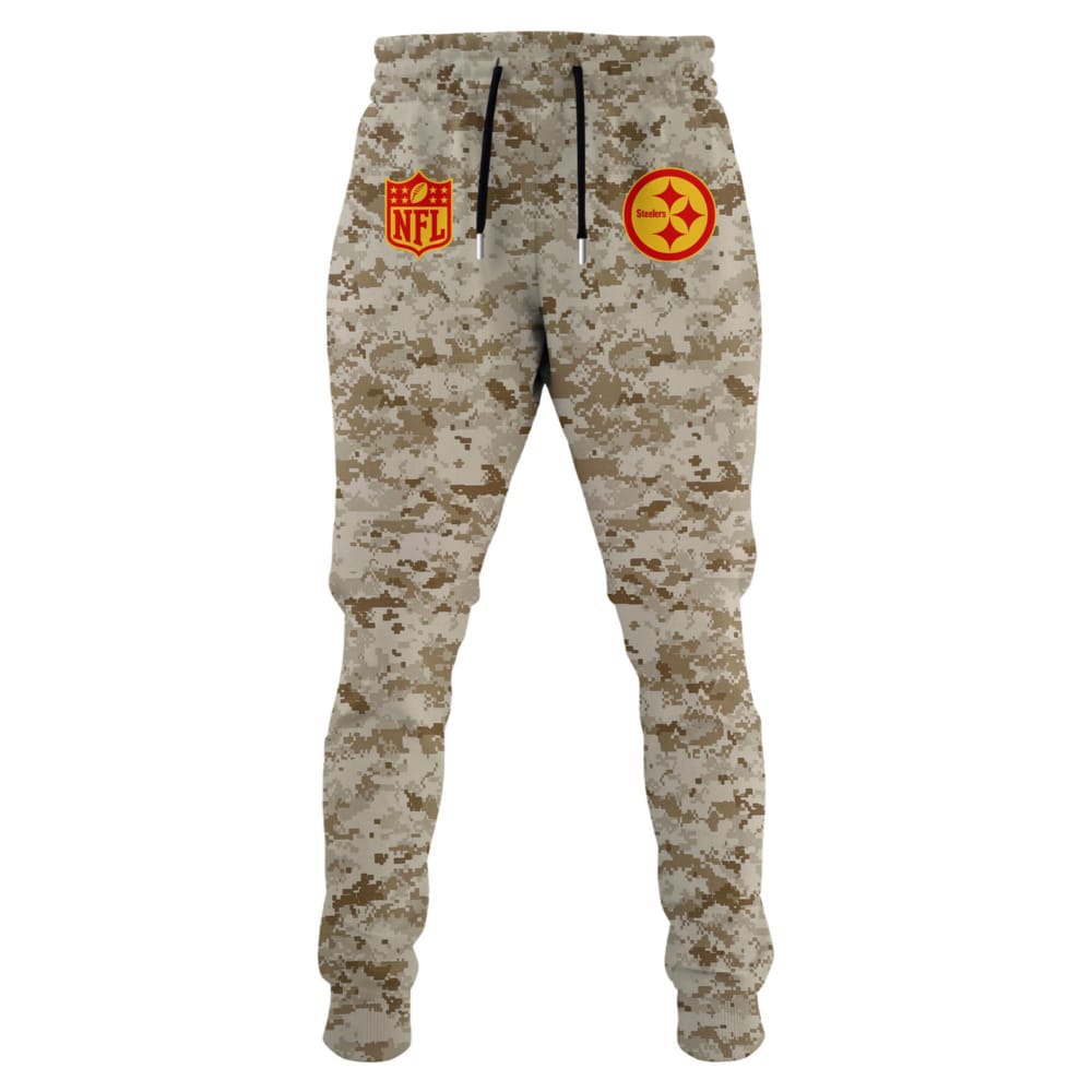 Steelers USMC 250th Birthday Hoodie Steelers USMC 250th Birthday Hoodie