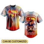 Superman Look Up Your Choices Your Actions That's What Makes You Who You Are Baseball Jersey