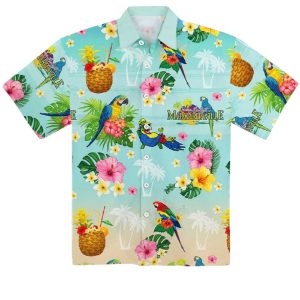 Jimmy Buffett Margaritaville Parrotheads Aloha Hawaiian Shirt 1 Jimmy Buffett Margaritaville Parrotheads Aloha Hawaiian Shirt 2