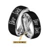 The Nightmare Before Christmas Silver Tungsten Rings Gift For Fans
