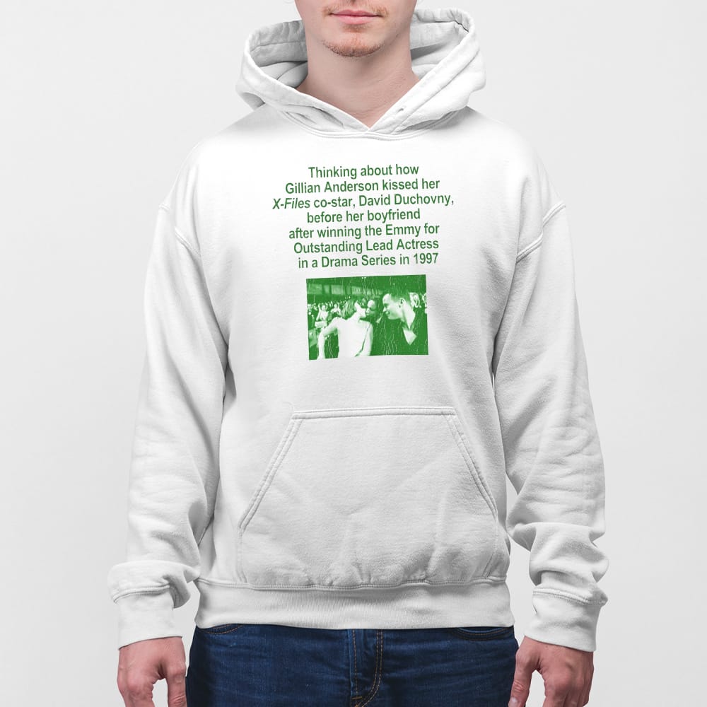 Thinking About How Gillian Anderson Kissed Her X-Files Co-Star David Duchovny Shirt Thinking About How Gillian Anderson Kissed Her X-Files Co-Star David Duchovny Shirt