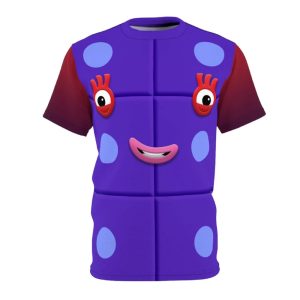 Number Six Purple Blocks Costume Shirt 2 Number Six Purple Blocks Costume Shirt2