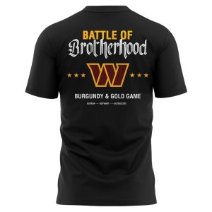 Commanders Battle Of Brotherhood Burgundy And Gold Game Shirt