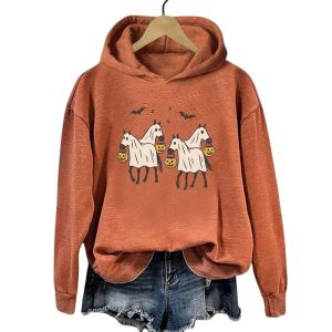 Ghost Horse Halloween Hoodie