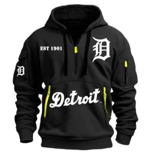 Personalized Tigers Est 1901 Hoodie Half Zipper3