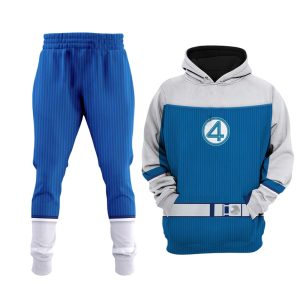 Johnny Storm Fantastic Four Marvel Superhero Halloween Hoodie1