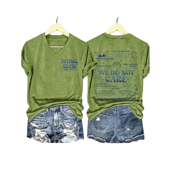 WDNC CLUB Est 2025 We Do Not Care Club Menopause Perimenopause Shirt