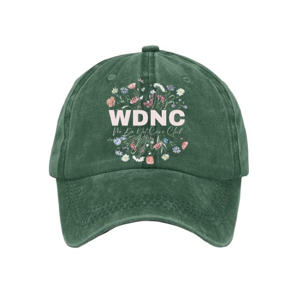 WDNC We Do Not Care Club Menopause Perimenopause Baseball Cap