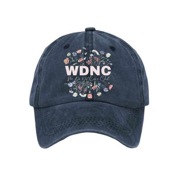 WDNC We Do Not Care Club Menopause Perimenopause Baseball Cap