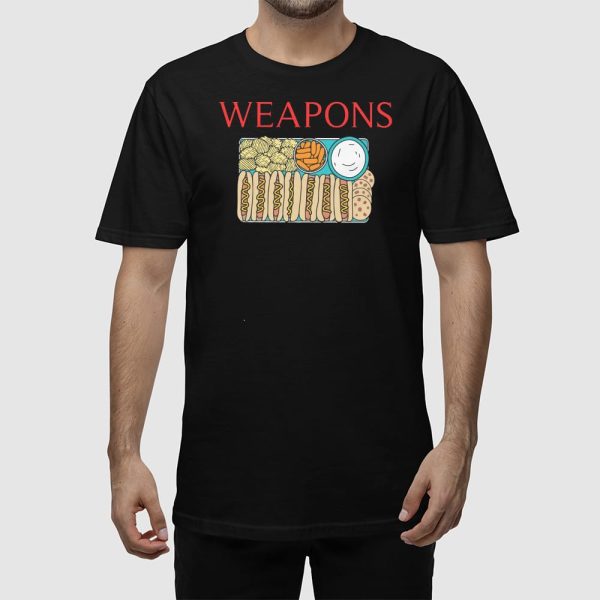 Weapons Hot Dog Shirt