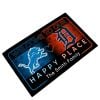 Welcome To Our Happy Place Lions and Tigers Customized Doormat