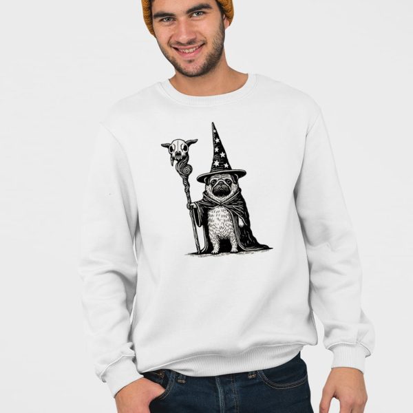 Wizard Pug Funny T-shirt