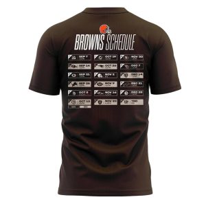Browns 2025 Schedule Shirt2