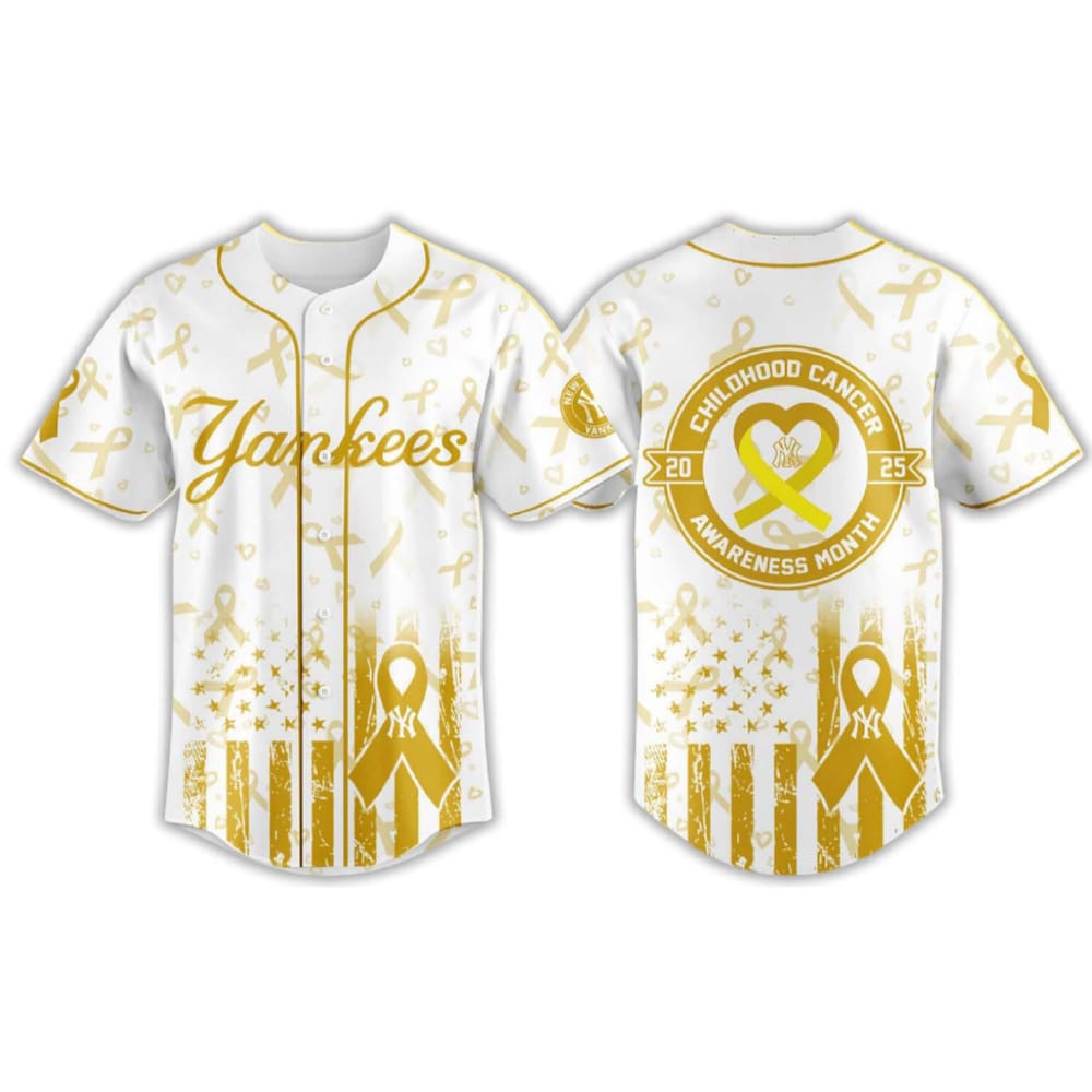 Yankees Childhood Cancer Awareness Month 2025 Jersey Yankees Childhood Cancer Awareness Month 2025 Jersey